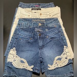 Lot of Kids Blue Jean Shorts and Pants